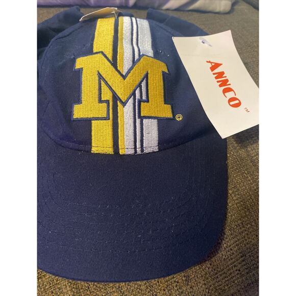 University of Michigan Hat Wolverines Snap Back Adjustable One Sizes Fit All - Picture 1 of 1